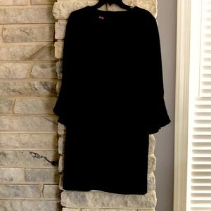 Flutter Sleeved Sheath Dress